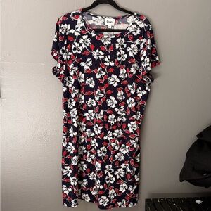 NWT Leota Navy Cap Sleeve Dress XXL